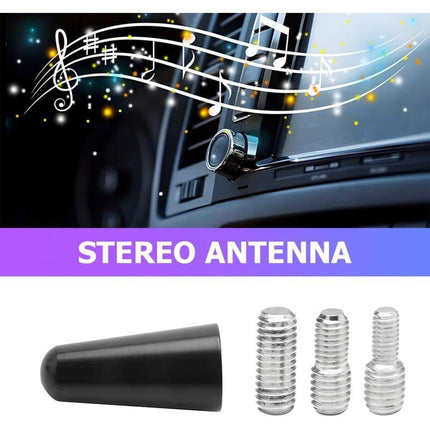Universal Short Car Antenna 3cm Amplified Rod for Car Radio Stereo Compatible with All Vehicles.