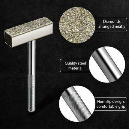 3pcs Diamond Grinding Wheel Sharpeners Silver Sharpening Deburring Wheels Bench Grinder Tool.