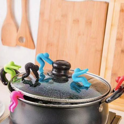 2pcs Boil-Over Protection Guys - Avoid Boiling Black.