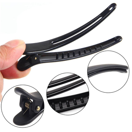 10 Pcs Black Professional Hair Clips.