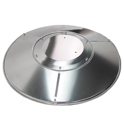 Patio Heater Reflector Plate, Outdoor Propane Heater Replacement Part - Top Dome, 3-Hole Mount, 3-'-UU-.
