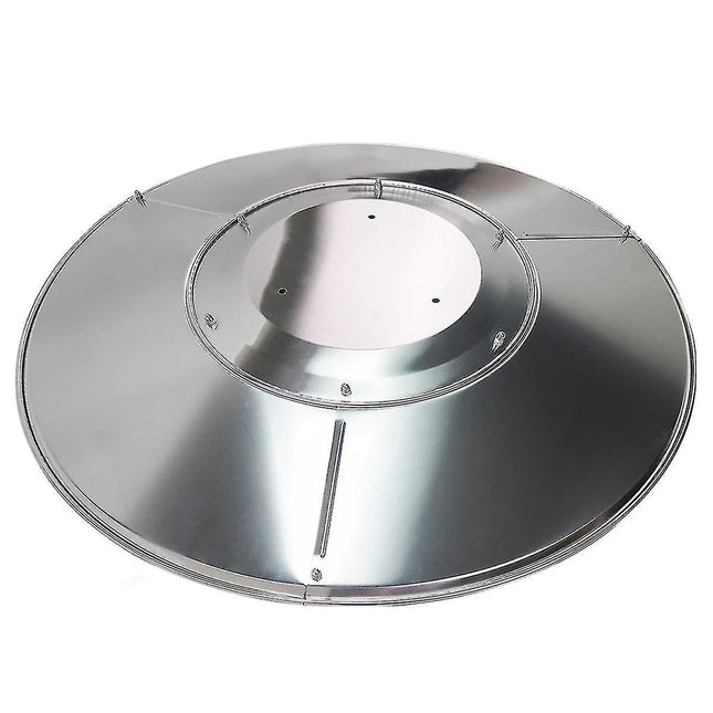 Patio Heater Reflector Plate, Outdoor Propane Heater Replacement Part - Top Dome, 3-Hole Mount, 3-'-UU-.