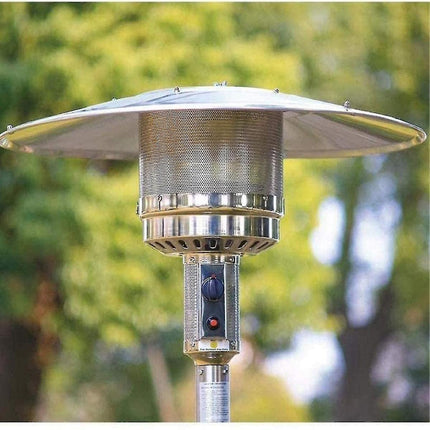 Patio Heater Reflector Plate, Outdoor Propane Heater Replacement Part - Top Dome, 3-Hole Mount, 3-'-UU-.