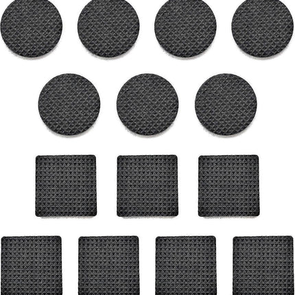 Non-Slip Rubber Pads 60 Pieces Self-Adhesive Furniture Protectors for Wooden Floors Tables Chairs Bed Legs.
