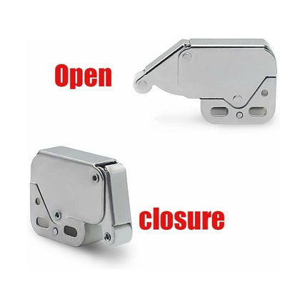 Mini Latches with Spring, 6 Pcs Cabinet Locks Compatible with Kitchen Cabinet Door.