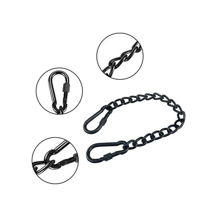 Hanging Chair Extension Chain Stainless Steel with Two Carabiners for Hammock and Hanging Chair.