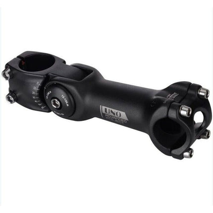 31.8 Adjustable Stem 110mm 0 60 Degree Adjustable Stem for Most Mountain Bike Road Bike, by DEBUNS.