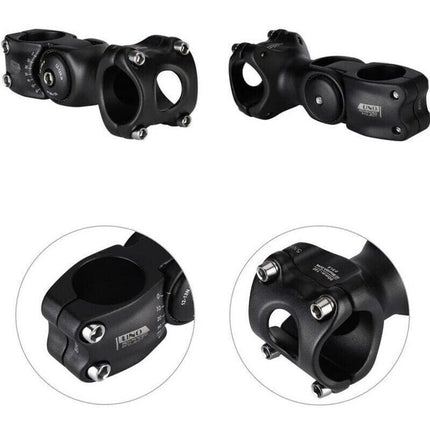 31.8 Adjustable Stem 110mm 0 60 Degree Adjustable Stem for Most Mountain Bike Road Bike, by DEBUNS.