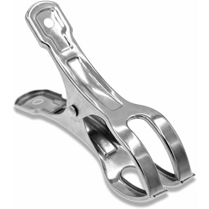 Heavy Duty Stainless Steel Clothes Pegs, Large, 10-Pack, for Sunbeds and Pool Covers.