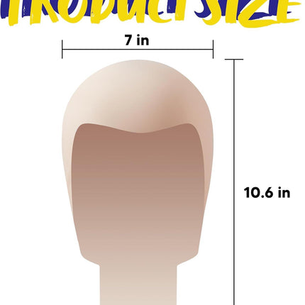 Halloween Bald Wig Latex Bald Wig For Men Women Halloween Costumes, Bald Wig Hat For Adults Costume Halloween Makeup Costume Accessories.