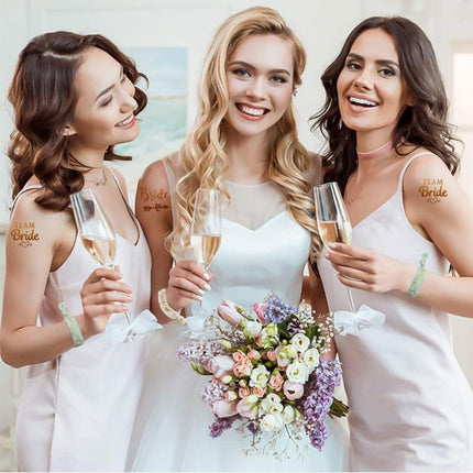 Party Sunglasses Heart Shaped Sunglasses, Bride to Be Heart Glasses Set, JGA Glasses Team Bride Bracelet, Bride Tattoo Stickers Tz-black.