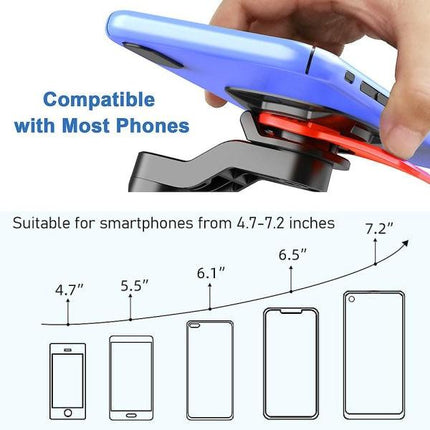 Quad Lock Out Front Bike Mount Twist Lock Mountain Bike Cradle Compatible withSamsung Xiaomi.