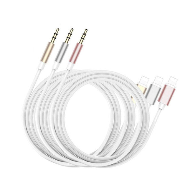 Compatible with Apple Aux Cable 1m Pink iPhone and Car Audio 3.5mm Auxiliary Cable.