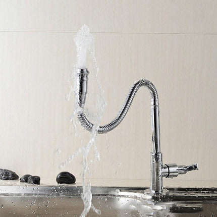 Outdoor Faucet - 360° Kitchen Mixer Flexible Neck Laundry Room Faucet Bar Garden Outdoor Faucet.