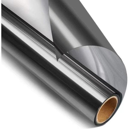 One-way mirror film Window film Sun protection Glass sticker - Special offer - Black Silver 40x300 cm Black-silver Black-silver 40x300 cm Black-silver 40x300 cm.