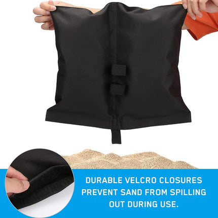 4-pack tent weights sandbags, heavy foot bag for legs.