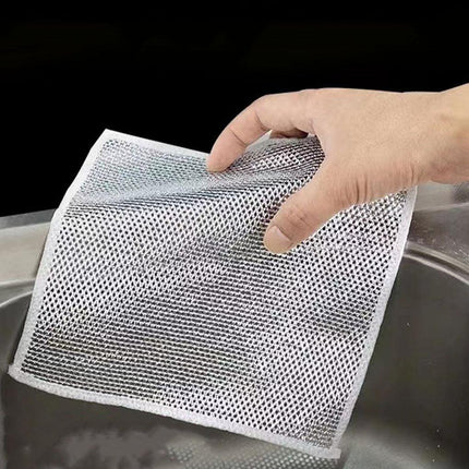 15-pack comfortable and effective wire dishcloths.