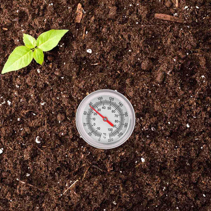 Compost soil thermometer 50 cm length stainless steel.