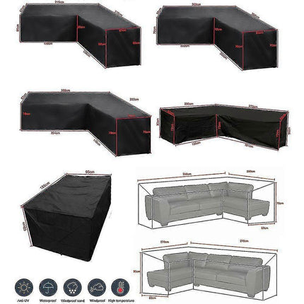 High quality waterproof furniture cover 260*192*82cm 260*192*82cm.
