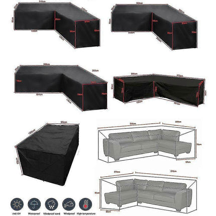 High quality waterproof furniture cover 260*192*82cm 260*192*82cm.