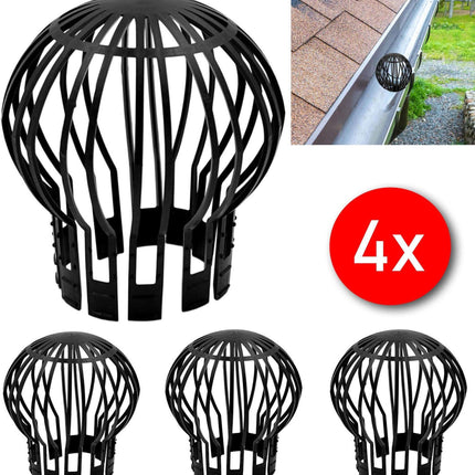 4x Leaf guards Downspout guards Downspout guards Rain gutter guards Downspout guards Downspout guards Drainage screens.