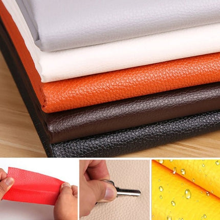 Leather Repair Patch Self-Adhesive Sofa Fix Red 35x137cm.
