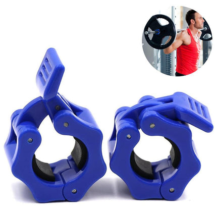 2 pcs Gym Barbell Clamps Quick Release Barbell Collar Clamps for.