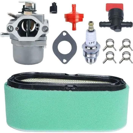 Briggs and Stratton Air Filter and Carburetor Kit Compatible with Models 699831 799226 496894 498027 284707 286707 799728.