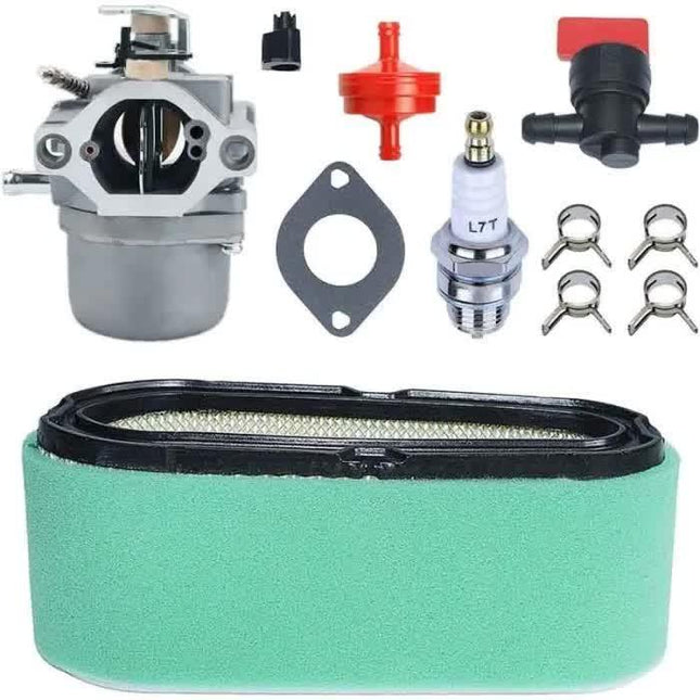 Briggs and Stratton Air Filter and Carburetor Kit Compatible with Models 699831 799226 496894 498027 284707 286707 799728.