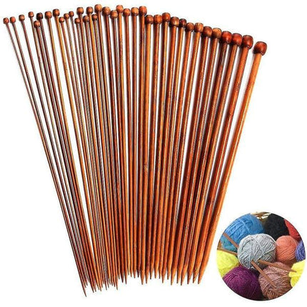 Bamboo Chopsticks Set Single Pointed Carbonated 2mm-10mm 36pcs.