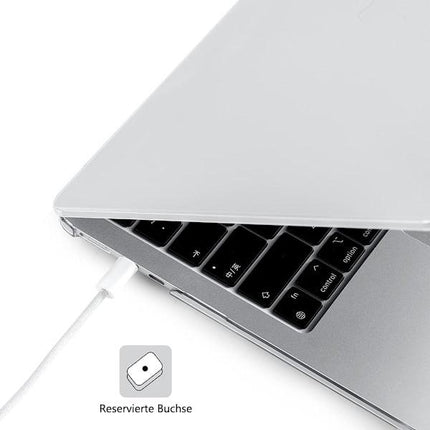 Case compatible with NEW MacBook Air 13.6 inch M2 A2681, 2022 release, ultra-thin smooth hard shell protective case, crystal clear.