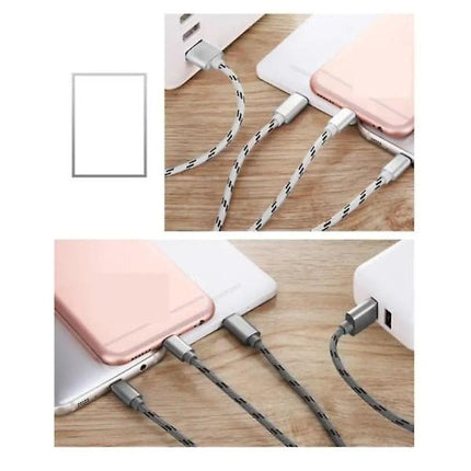 USB Type C Fast Charging Cable 2m Gray Compatible with Samsung S21 S22 S23.