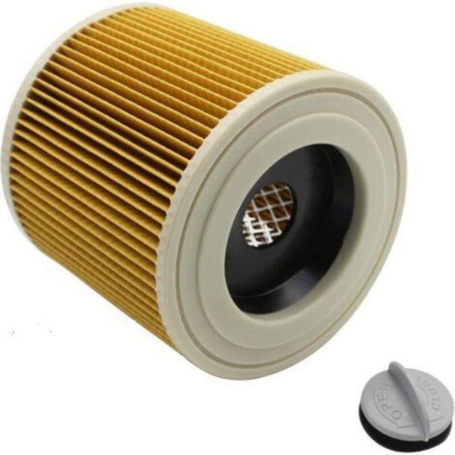 Cartridge Filter Compatible with Kärcher A 2554 Me A 2604 A 2654 Me A 2656 X Plus A 2901 A2000 Vacuum Cleaner 1 pc.