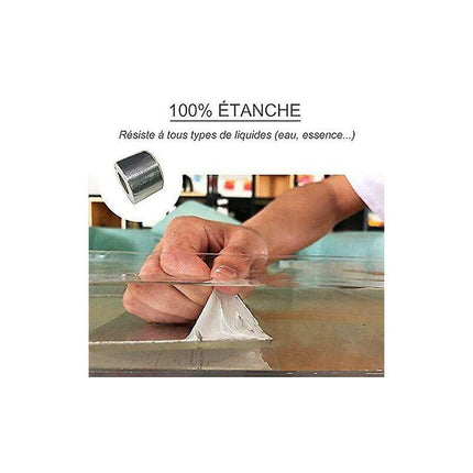 Heavy Duty Waterproof Tape 5CM x 5M with Strong Grip for Sealing Cracks Leaks Holes.
