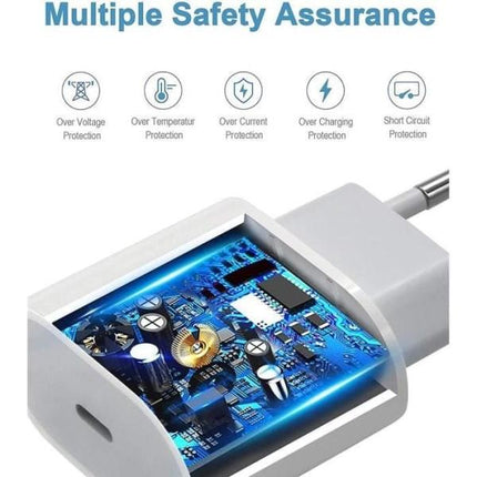 Compatible with Samsung A25 A15 A05 A05s A35 A55 Charger and Cable 25W White Type-C Fast Charging.