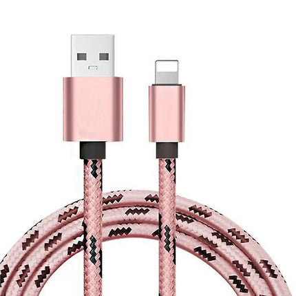 5-pack 2m Braided Lightning Cables, Compatible with iPhone 11 13 14, Charging and Data Cable.