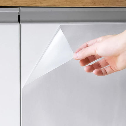 Oil-Resistant Waterproof Vinyl Roll, 45x500cm, Transparent Self-Adhesive Film for Kitchen Wall and Furniture Protection, Decorative Film.
