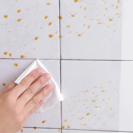Oil-Resistant Waterproof Vinyl Roll, 45x500cm, Transparent Self-Adhesive Film for Kitchen Wall and Furniture Protection, Decorative Film.