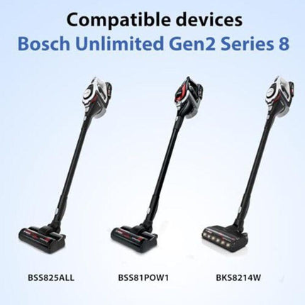 Bosch Unlimited Gen2 Series 8 Vacuum Replacement Filter 2-Pack Compatible with BKS8214W BSS825ALL.