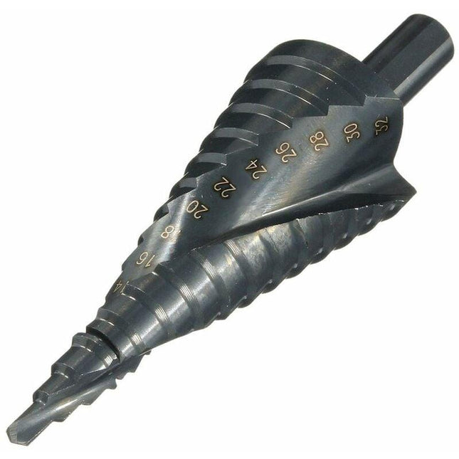 HSS Step Drill Conical Metal Drill Bit 4-32mm for Screwdriver on Steel Wood Plastic.