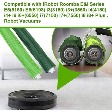 Compatible with iRobot Roomba E5 E6 i7 i8 i6 i4 Multi-Surface Rubber Brushes Vacuum Cleaner Accessories.