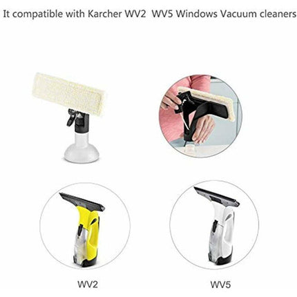 Kärcher WV2 WV5 Premium Plus Window Cleaner Replacement Microfiber Pads 3 Pack.