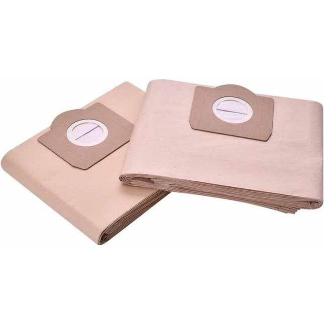 Karcher WD3 WD3P Wet and Dry Vacuum Cleaner Bags 10-Pack 6.959-130.0 A 2201/2204/2504 Replacement Paper Vacuum Bags.