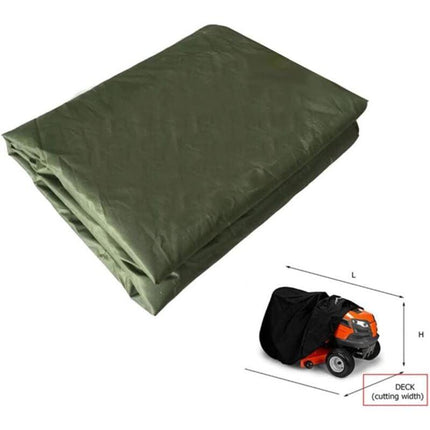 Universal Waterproof Lawn Mower Cover 210D Oxford Fabric - 183x112x109cm, Compatible with Most Riding Mowers and Tractors.