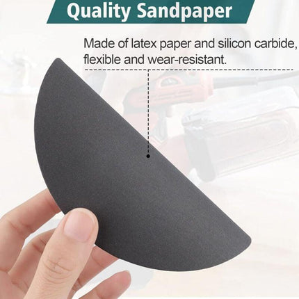 Wet Dry Sanding Discs 50mm 24-Piece 600-5000 Grit for Polishing Metal Wood.
