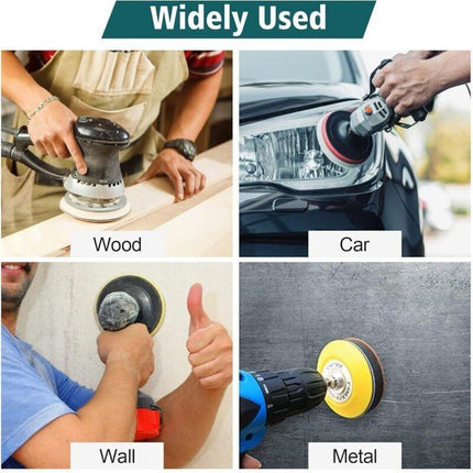 Wet Dry Sanding Discs 50mm 24-Piece 600-5000 Grit for Polishing Metal Wood.