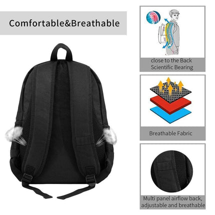 Roblox Blox Fruit Backpack Large Capacity Polyester School Bag for Children.