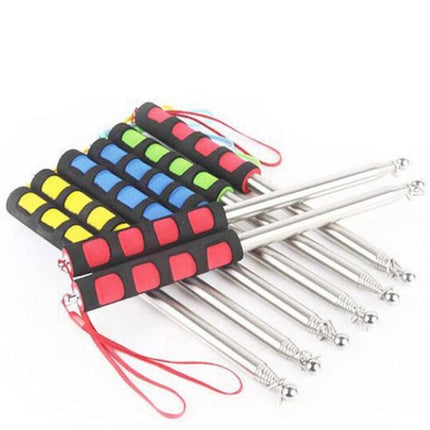 Portable Telescopic Flagpole 2m Extendable Handheld Windsock Random Color.
