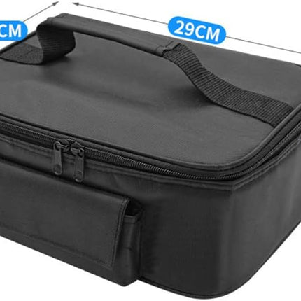 12V cooler bag for car, electric picnic bag lunch bag cooler bag foldable cooler bag for carrying picnic food - 29cmx21cmx11cm.