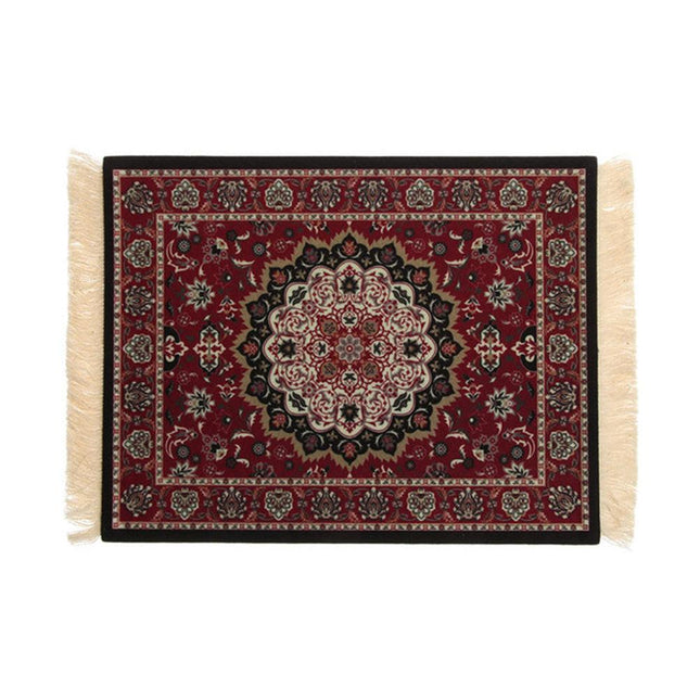Carpet Mouse Pad Oriental Persian Carpet Computer Mouse Pad for Table Decoration.